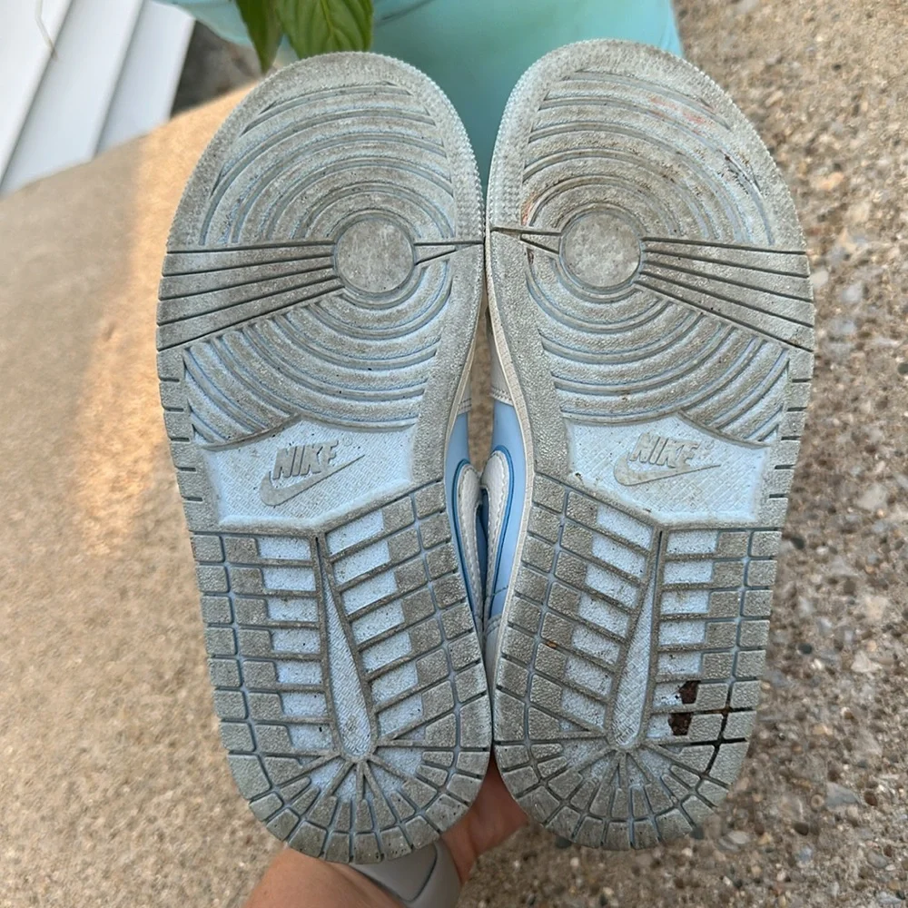Nike Air Jordan Sneakers Light Blue Big Girls size 5